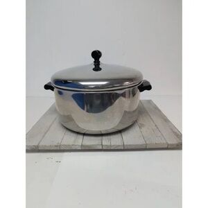 Farberware Stainless Steel Pot with Black Handles